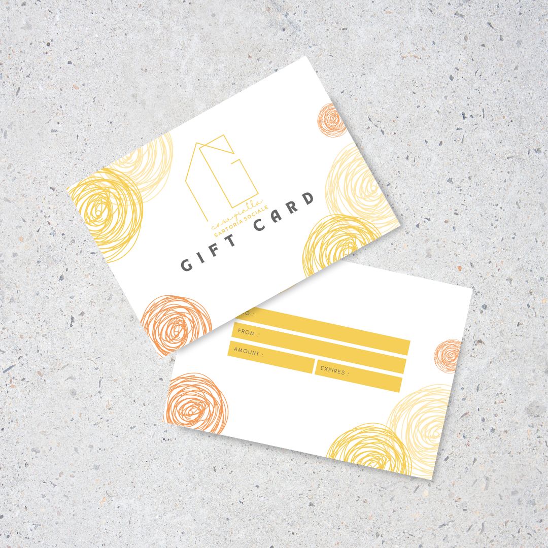 Carta Regalo Casa Gialla